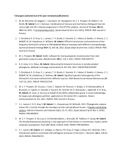 Full papers (selected out of 91 peer-reviewed