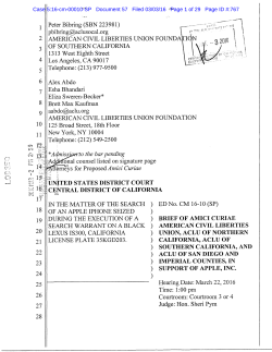 Amicus Brief ED No. CM 16-10