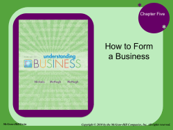 How to Form a Business