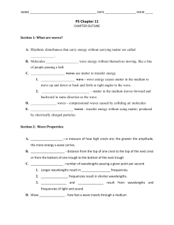 Chapter Outline – PS11