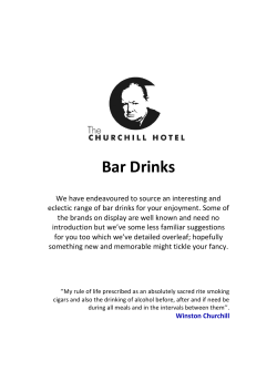 craft beers - The Churchill Hotel, York
