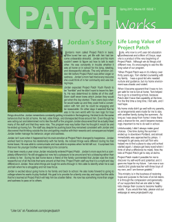 Jordan`s Story - Project Patch