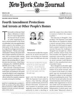 Fourth Amendment Protections And Arrests at Other People`s Homes