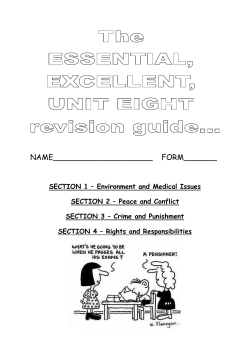 GCSE RE Unit 8 Revision Guide