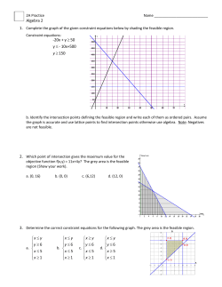 Algebra 2 &ge; &le; &ge; -20x + y 50 y - 10x+500 150 y
