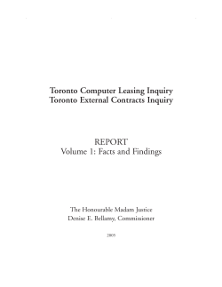 Toronto Computer Leasing Inquiry Toronto External Contracts