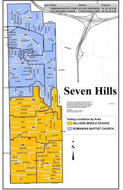 2A 3B 4A 4B 3A 1A 1B 2B Voting Locations by