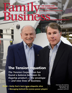 here for the PDF - Tension Envelope