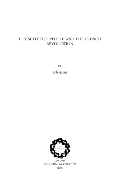 Scottish People and the French Revolution