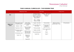 ACADEMIC PLANNING POLICY