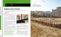 Building in Desert Climates