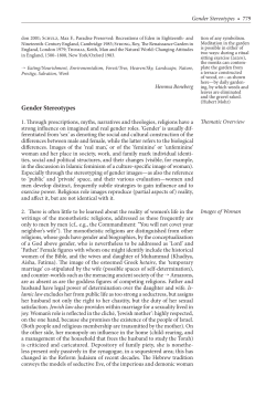 Gender Stereotypes - Alexandra Grieser