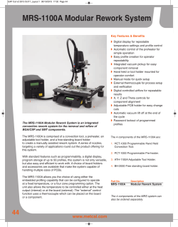 MRS-1100A Modular Rework System