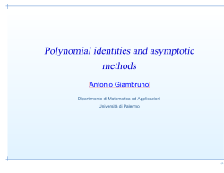 Polynomial identities and asymptotic methods