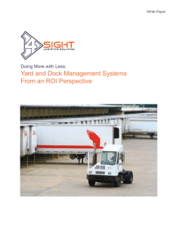 Doing More With Less: Yard and Dock Management From an ROI