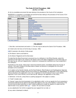 The Code of Civil Procedure, 1908 (Act No. 5 of 1908)