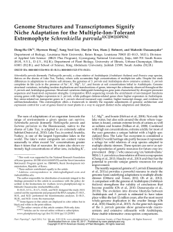 Genome Structures and Transcriptomes Signify