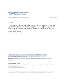 Loosening the Critical Corset