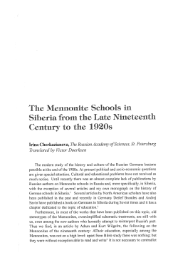 this PDF file - Journal of Mennonite Studies