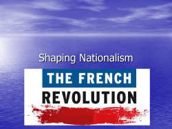 Shaping Nationalism