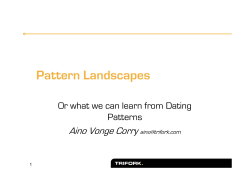 Dating design patterns pdf