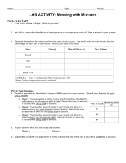 messing with mixtures