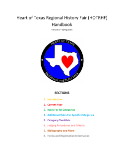 Heart of Texas Regional History Fair (HOTRHF)