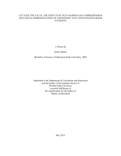 let`s see the facts: the effects of text mapping on