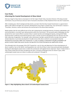 Case Study - Society of Actuaries