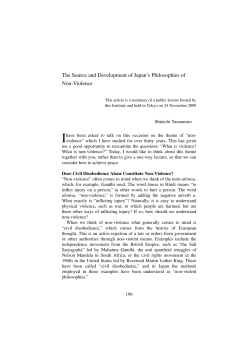 The Source and Development of Japan`s Philosophies of Non