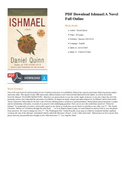 PDF Ishmael:A Novel Full Online