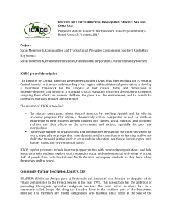 Institute for Central American Development Studies
