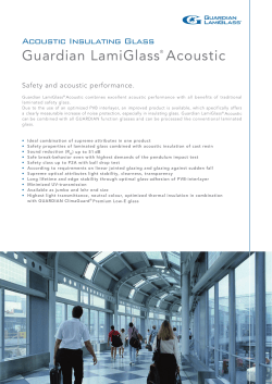 Guardian LamiGlass&reg; Acoustic