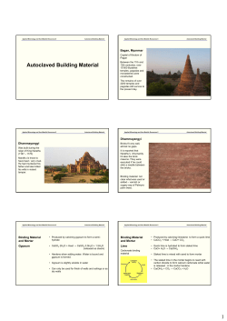 1 Autoclaved Building Material