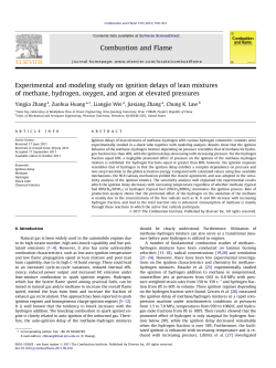 Experimental and modeling study on ignition delays of lean mixtures