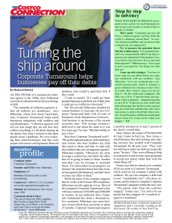 costco article - Corporate Turnaround