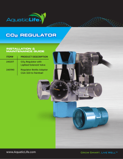 co2 regulator - Aquatic Life