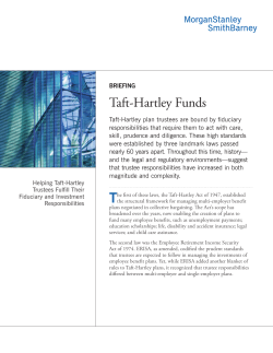 Taft-Hartley Funds - Morgan Stanley Locator