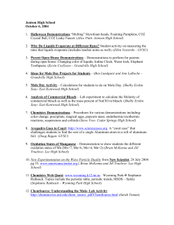 October 2004 - Wyoming Public Schools