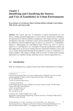 Identifying and Classifying the Sources and Uses of