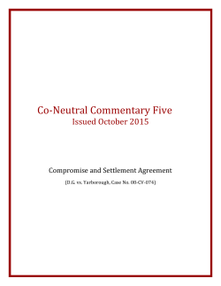 D.G. v. Yarborough case monitoring report by the Co