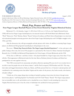 August 2012 - Negro League Baseball Players at Free VHS Event