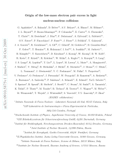 Origin of the low-mass electron pair excess in light nucleus