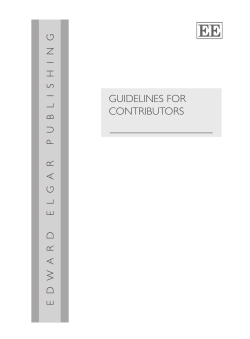 Edward Elgar Style Guidelines