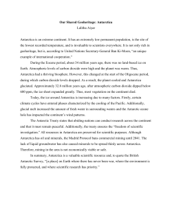 Lalitha Aiyar - Earth Science Week