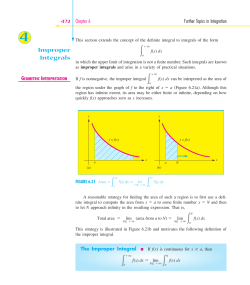 Improper Integrals