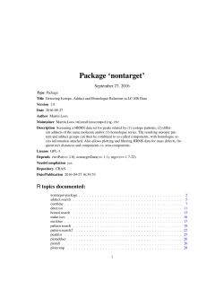 Package `nontarget`