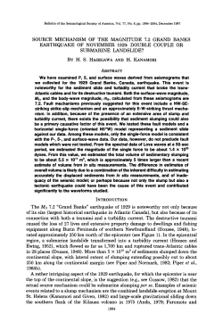 Source mechanism of the magnitude 7.2 Grand Banks earthquake of