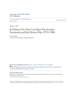 In History No One Can Hear You Scream: Feminism