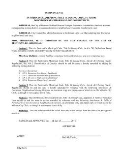 PASSED and APPROVED this __th day of ______, 2016. APPROVED